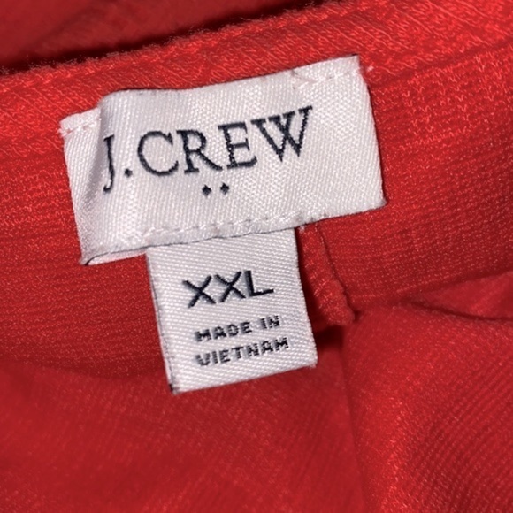 J Crew orange top size XxLarge - Picture 4 of 5